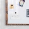 Flash Furniture Bristol 20x30 Wall Mount White Board w/ Dry Erase Marker, 4 Magnets, and Eraser, Torched Brown HGWA-WHITE-20X30-BRN-GG - alternate 3